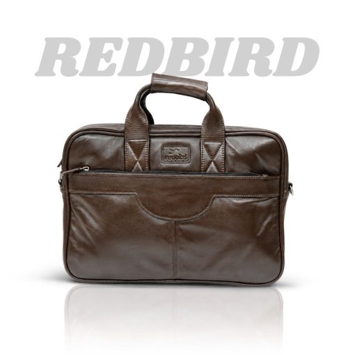 Genuine Leather office Bag Coffee color