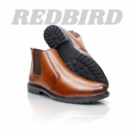 Genuine Leather Brown color Boot with Elasic
