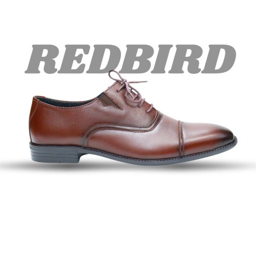 Original Leather Elastic Oxford Chocolate Color Shoes