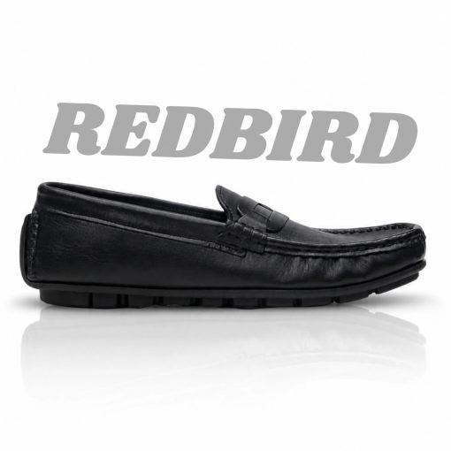 genuine Leather Black Loafer
